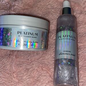 Bath & Body Works Platinum Diamond Set